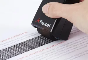 Verschlüsselungsrolle, REXEL, schwarz
